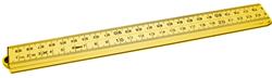 Vouwduimstok hout 2M