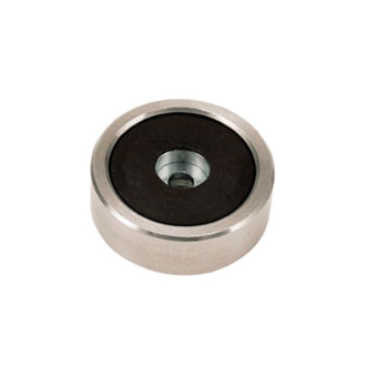 Magneet Rvs Magneet Ø 28mm x 7,5mm incl. RVS behuizing Ø 34mm x 11,5mm ten behoeven ...