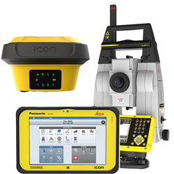 Robotic total stations en GNSS rovers iCON